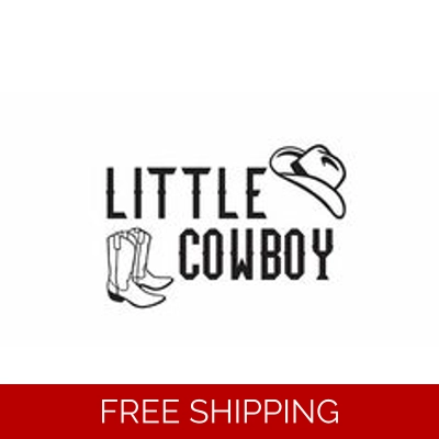 Little Cowboy Die Cut Vinyl Decal sticker Little Cowboy Die Cut Vinyl Decal sticker